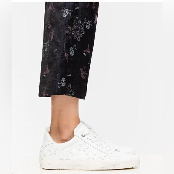 ZADIG & VOLTAIRE sneakers White Star Patches Sneakers. 36/5-5.5. New - Picture 3 of 17
